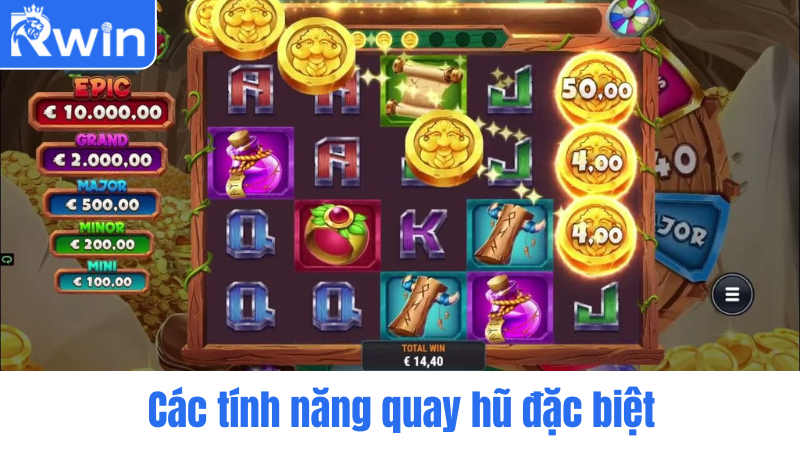 Special jackpot spin features