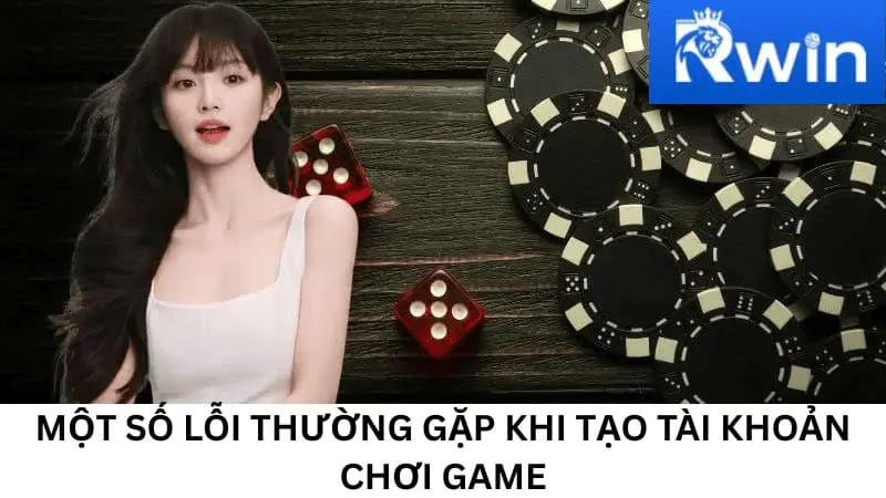 Common mistakes when creating a game account