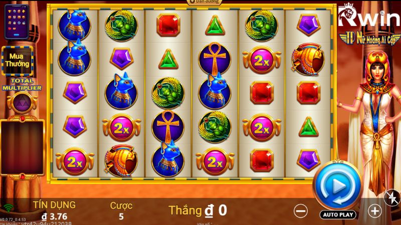 Basic information about Rwin Egyptian Queen Jackpot